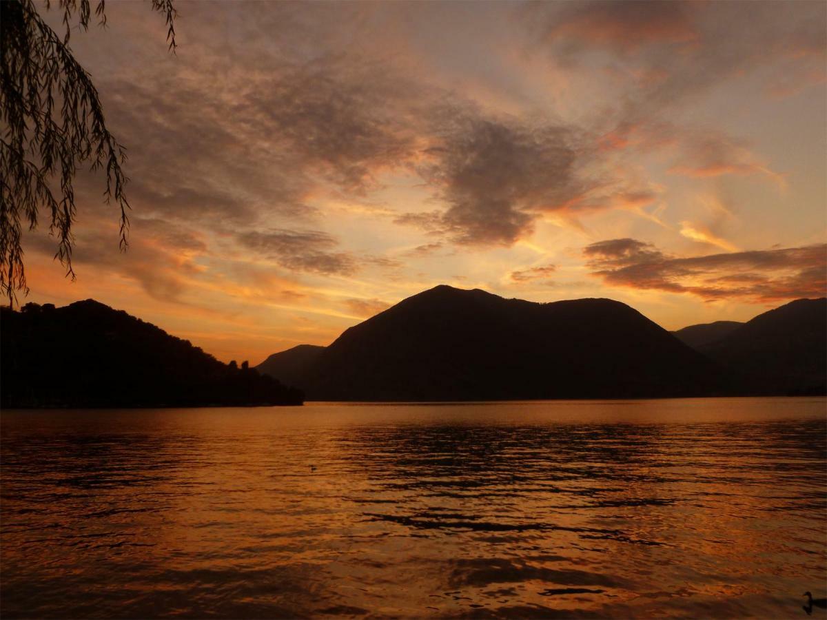 La Casa Sul Lago D'Iseo 술자노 외부 사진