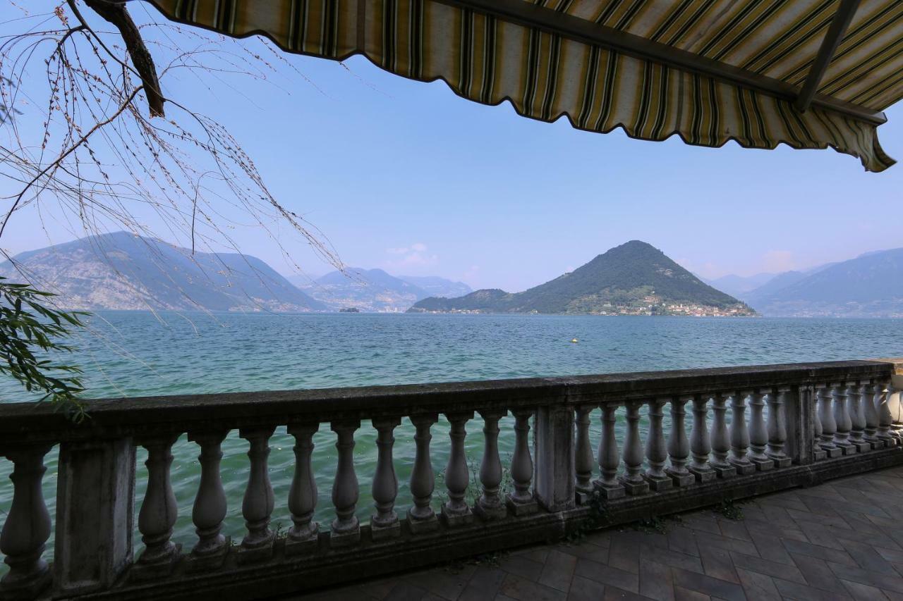 La Casa Sul Lago D'Iseo 술자노 외부 사진
