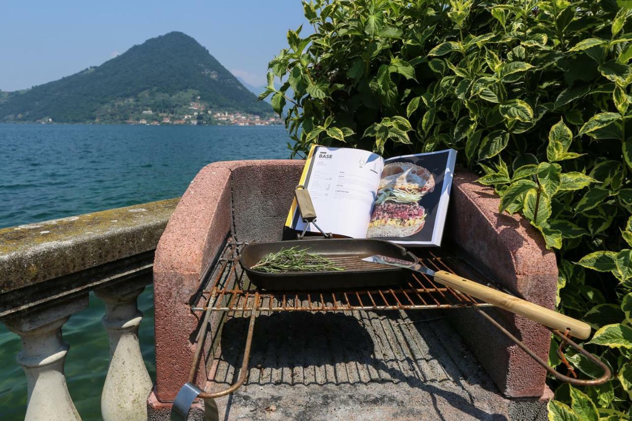 La Casa Sul Lago D'Iseo 술자노 외부 사진