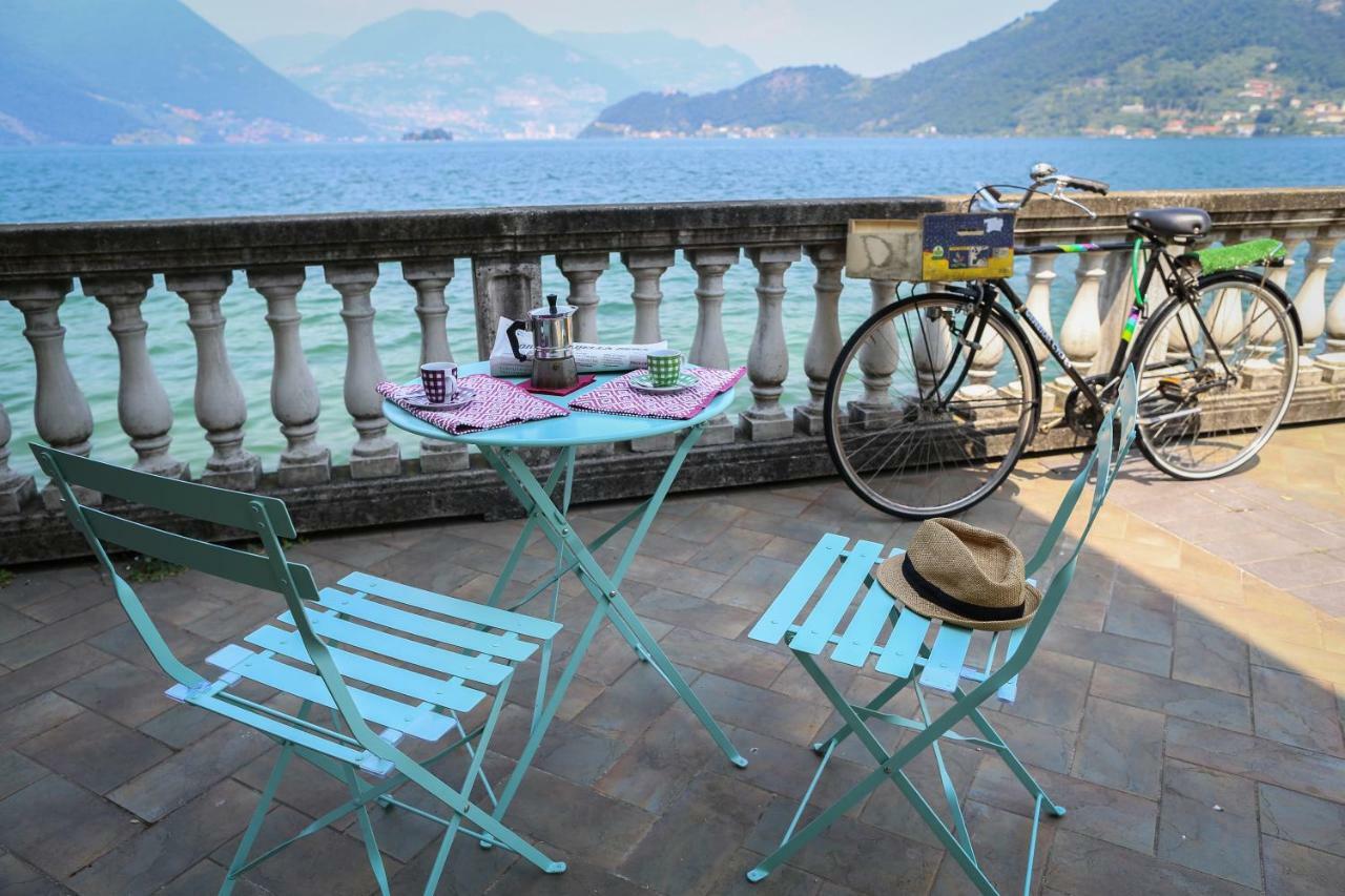 La Casa Sul Lago D'Iseo 술자노 외부 사진