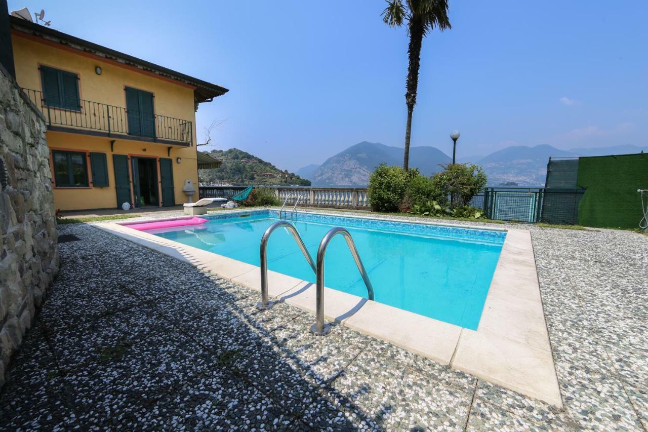 La Casa Sul Lago D'Iseo 술자노 외부 사진